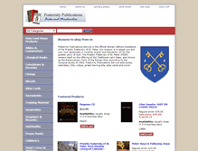 Tablet Screenshot of fraternitypublications.com